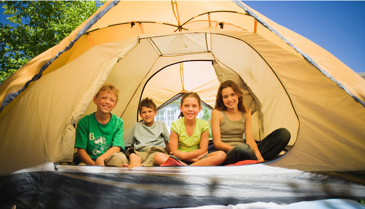 Summer camping at Farmer Palmer’s Farm Park
