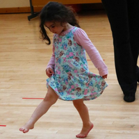 child dancing at courtyard theatre hereford shows