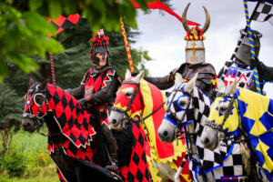 Knights of Royal England jousting at Hever Castle
