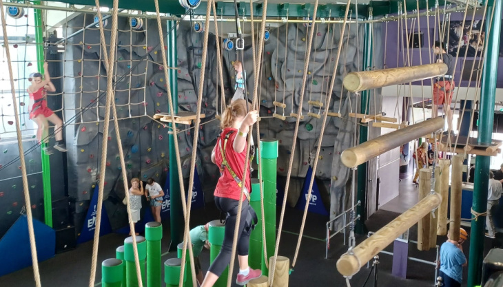 Indoor fun on the HighLine at RockReef Bournemouth