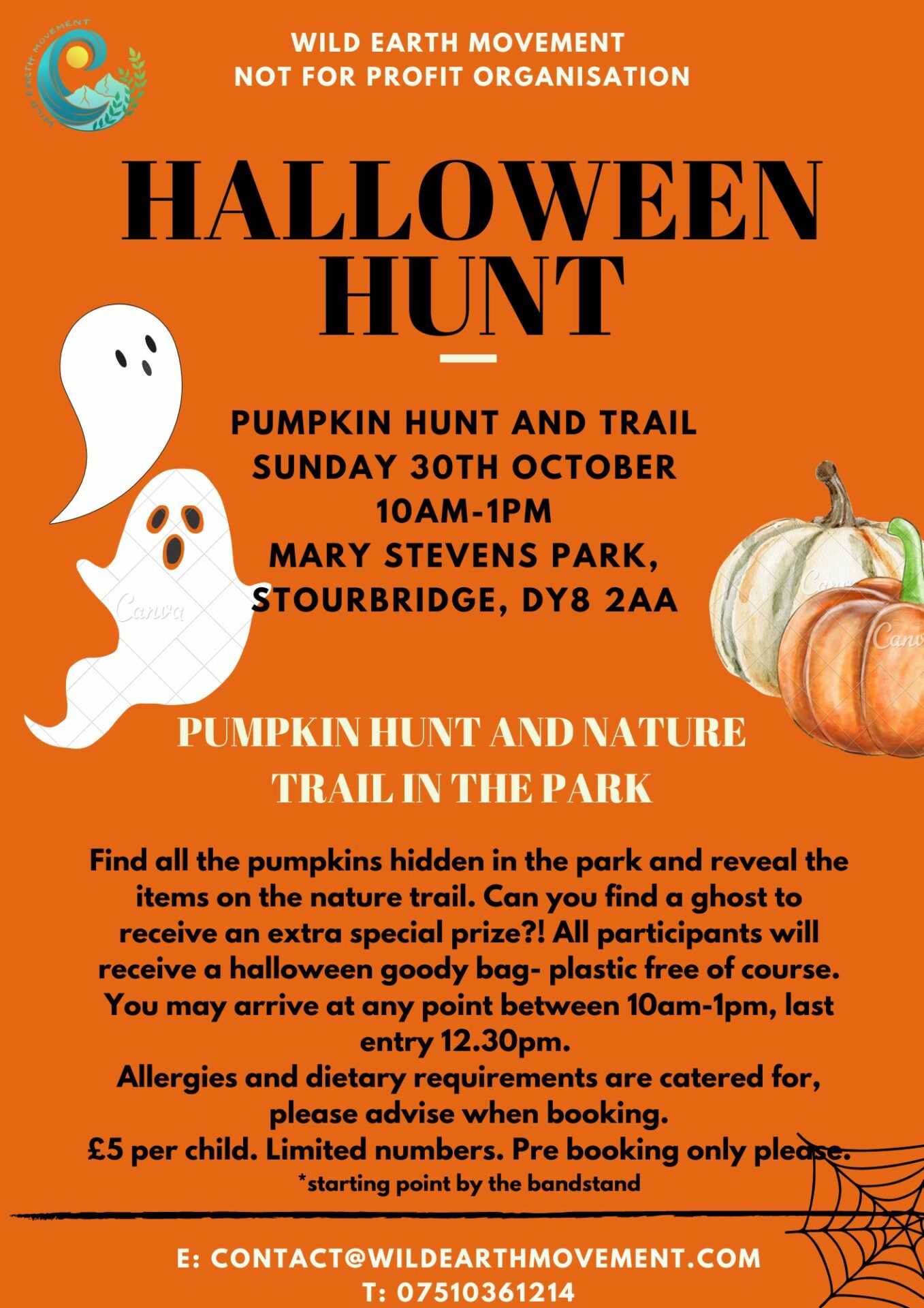 Halloween hunt and eco nature trail