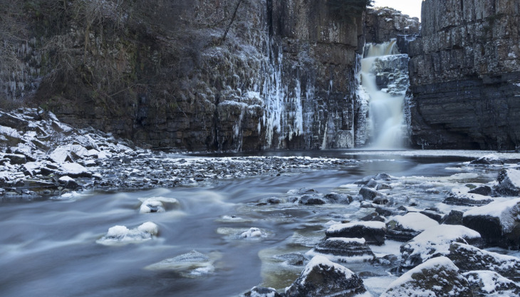 Find the Raby Reindeer Trail at High Force Waterfall