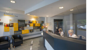 Reception at Compton Care, Wolverhampton