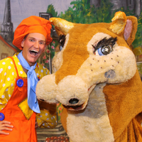 Panto Cow at Middlesbrough Theatre 