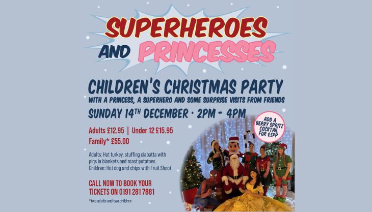 Princesses and Superheroes Party, Caledonian Hotel, Jesmond