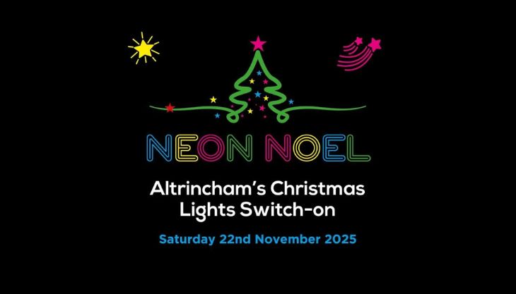 Neon Noel, Altrincham’s Christmas Lights Switch On