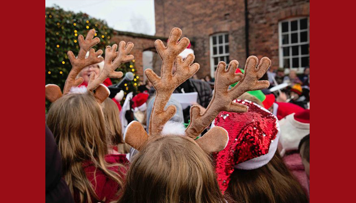 Christmas carols in the Stableyard