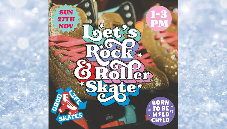 BORN TO BE WILD CHILD ROCK & ROLLER SKATE