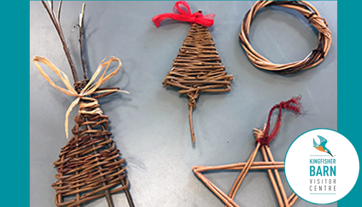 Christmas decoration making at Kingfisher Barn