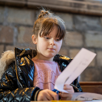 Craft activities at Durham Cathedral 