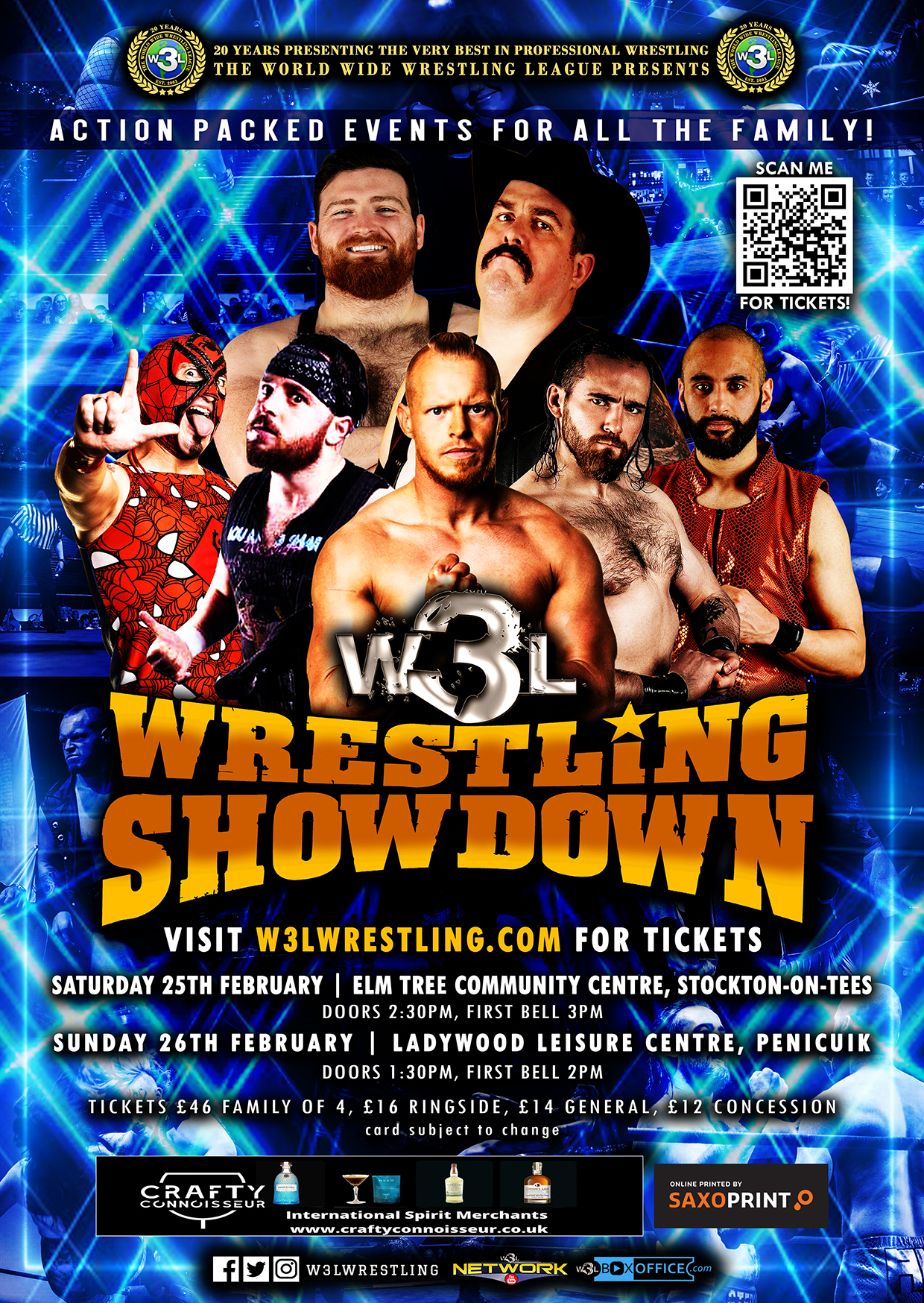 W3L Wrestling Showdown – Stockton-On-Tees