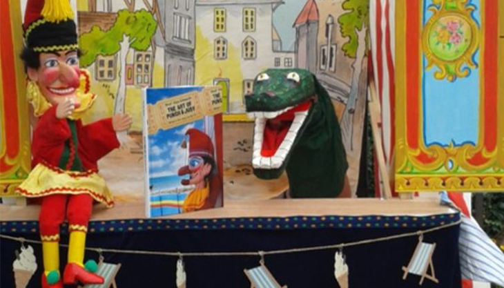 Puppets Playtime at Newarke Houses. A traditional Punch & Judy show, with craft activities too