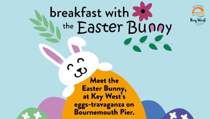 Breakfast with the Easter Bunny at Key West on Bournemouth Pier π