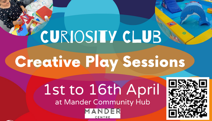 Curiosity Club Creative Stay & Play Sessions Easter Holidays