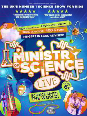 Ministry of Science Live – Science Saved the World! @ Milton Keynes Theatre