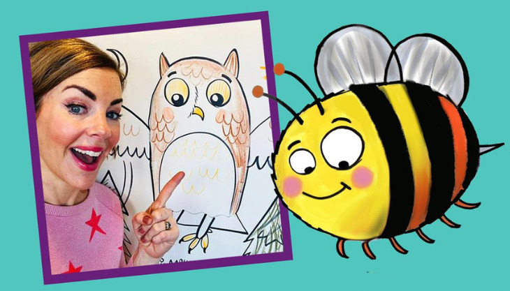 Draw along with Liz Million at Stockton Library