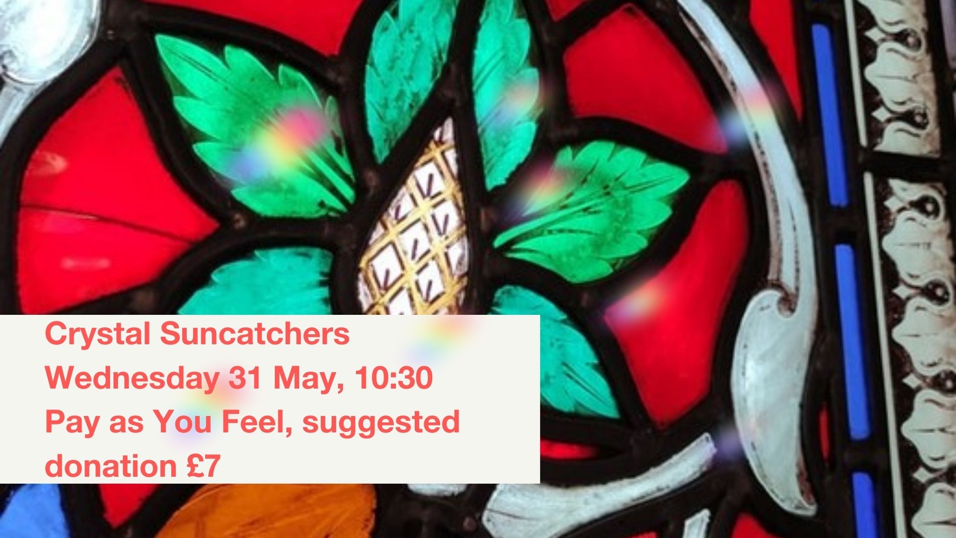 Crystal suncatcher family workshop