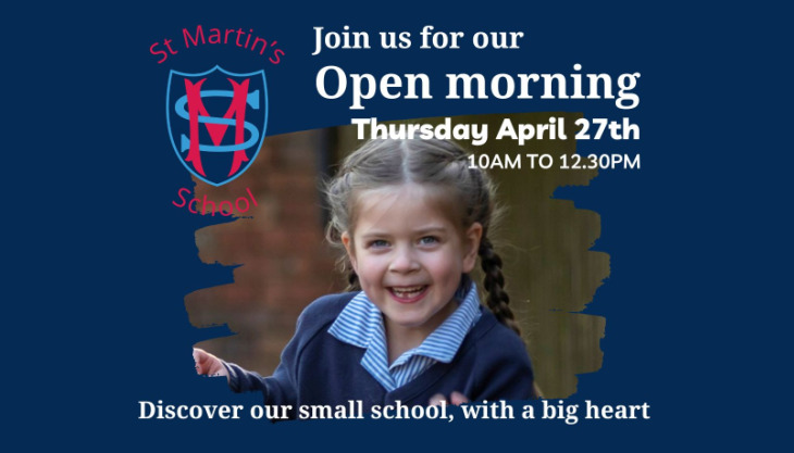 St Martin’s School Open Morning