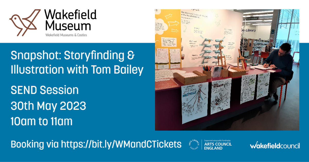 Snapshot! Storyfinding & Illustration with Artist Tom Bailey – SEND Session