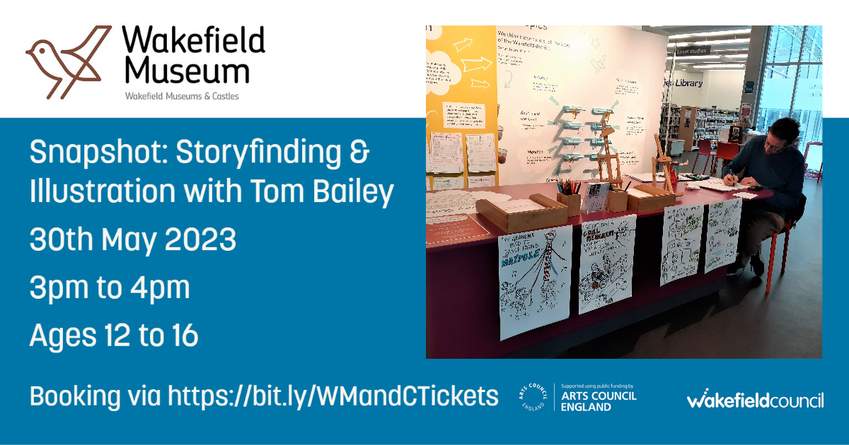 Snapshot! Storyfinding & Illustration with Artist Tom Bailey – Ages 12 to 16