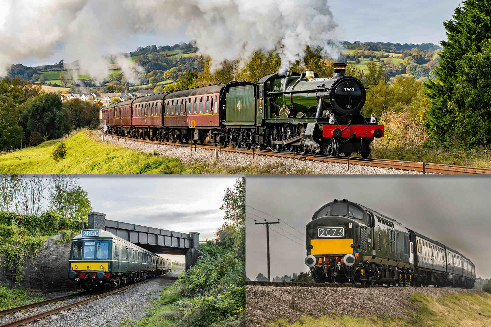 1960s Green Livery Day on the Gloucestershire Warwickshire Steam Railway