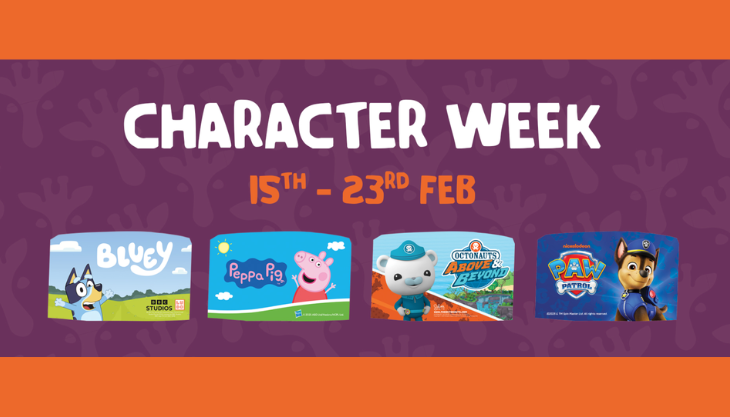 Character Week at the Safari Park this February Half-Term!