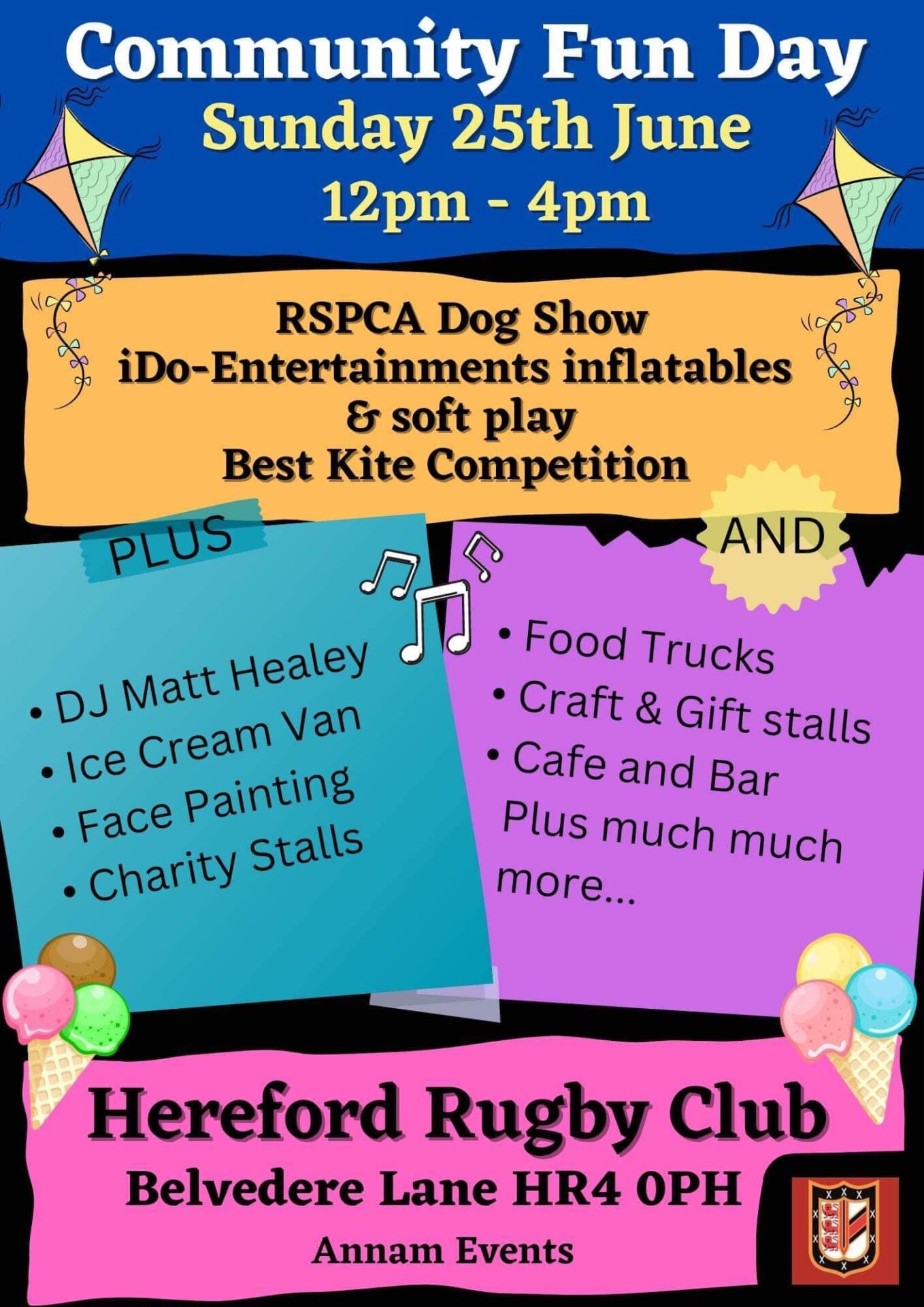 Community Fun Day at Hereford Rugby Club