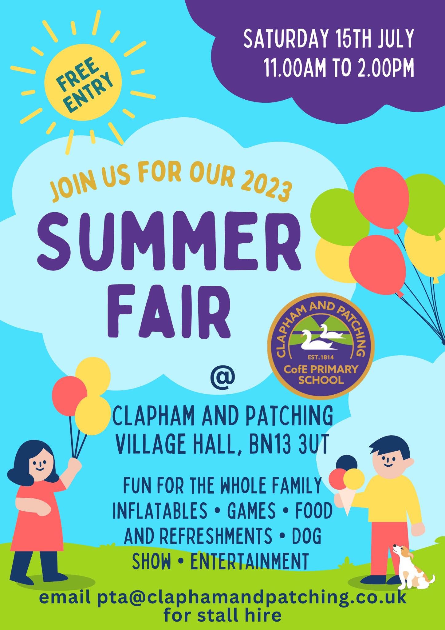 Clapham and Patching Primary School Summer Fair