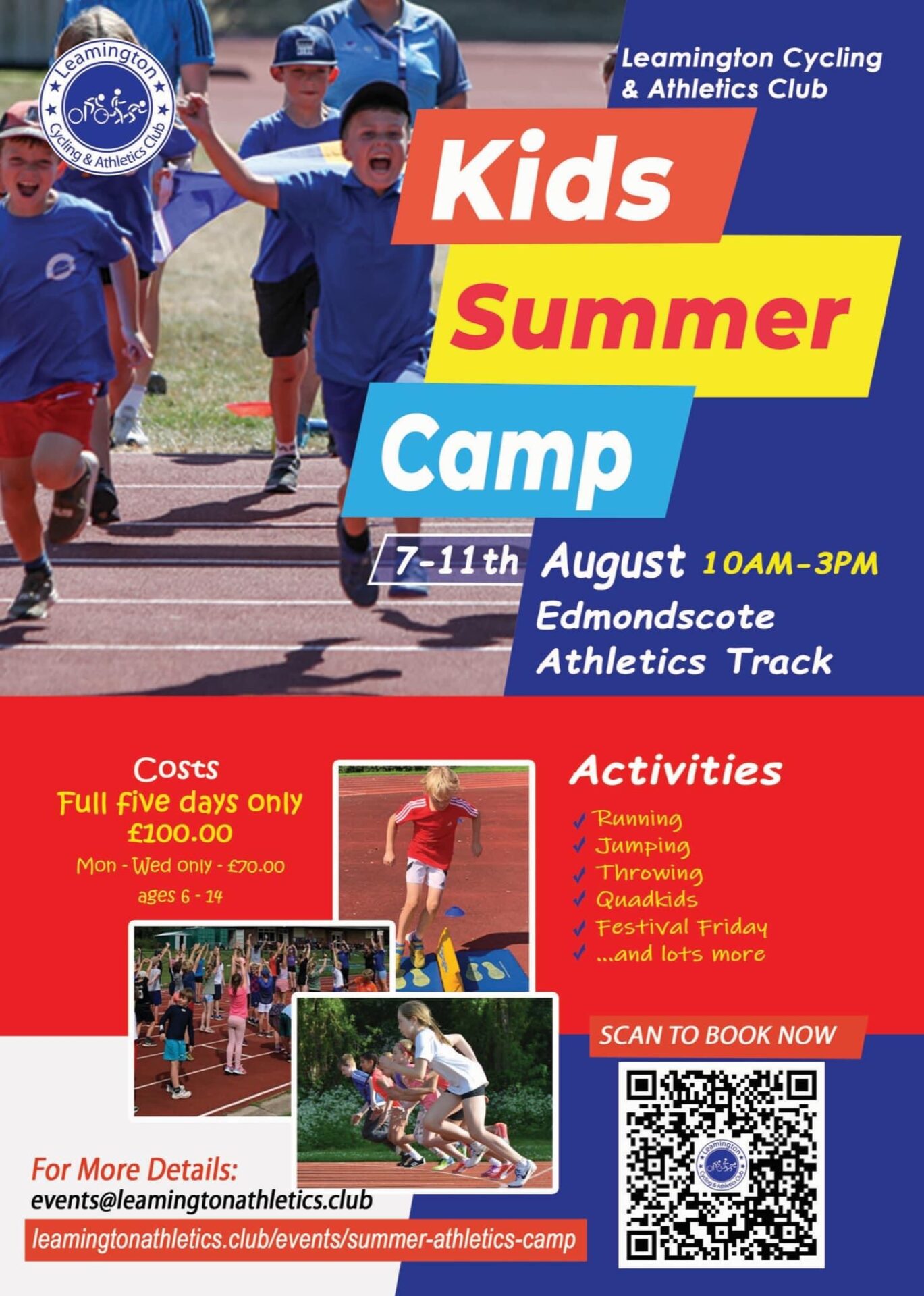 Leamington Athletics Summer Camp