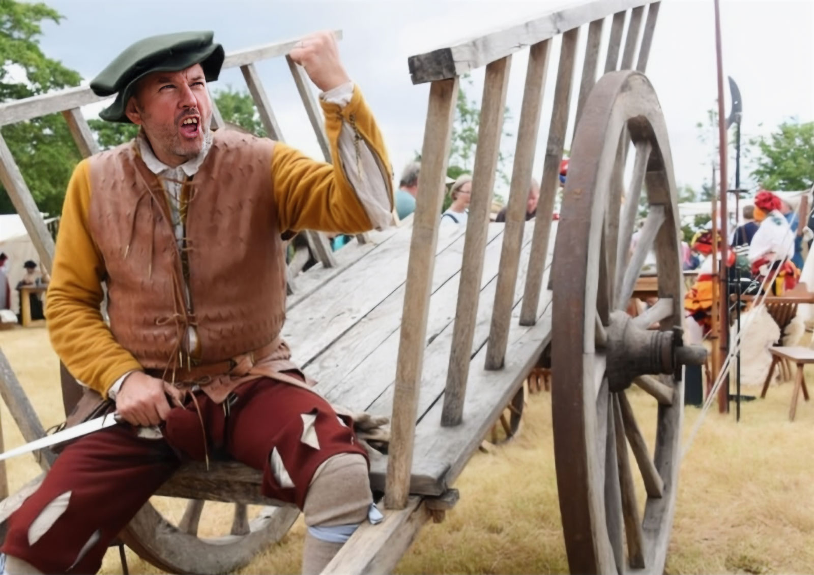 Wicked Weapons: Tudor Gun Display and Meet The Tudor Soldier