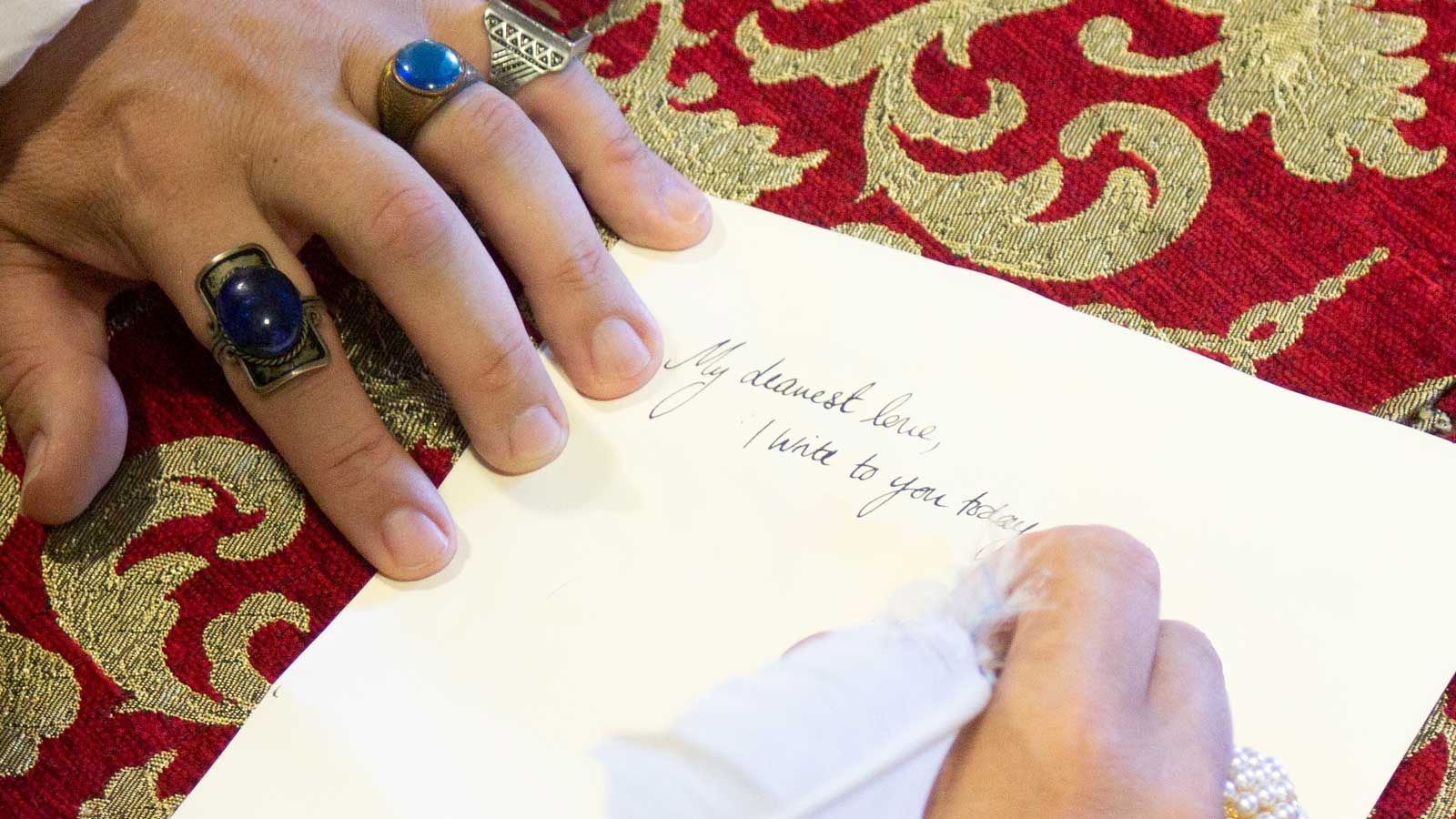 Mary Rose events. Hands on History: Calligraphy Crafts