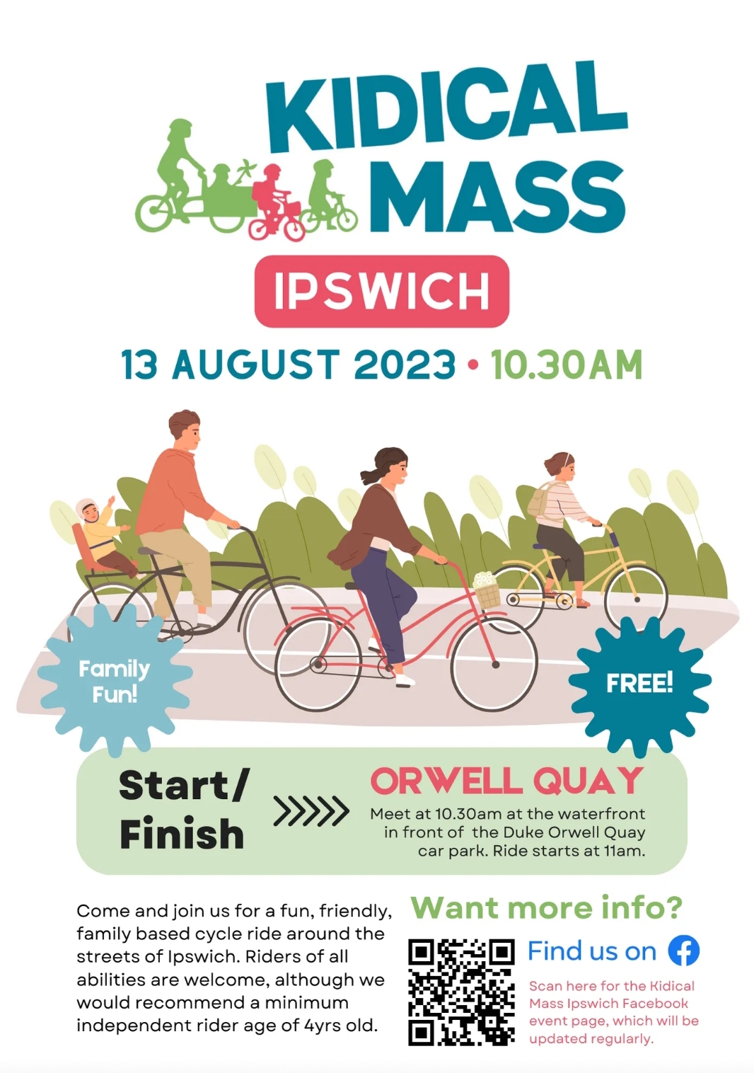 Kidical mass ipswich