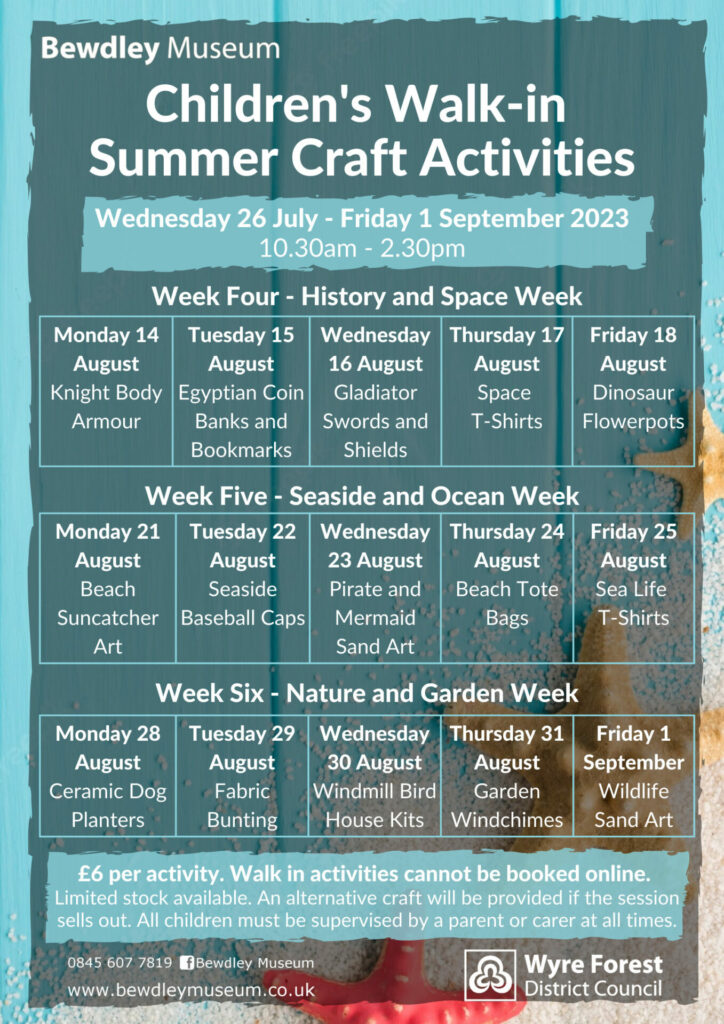 Bewdley Museum Summer 2023