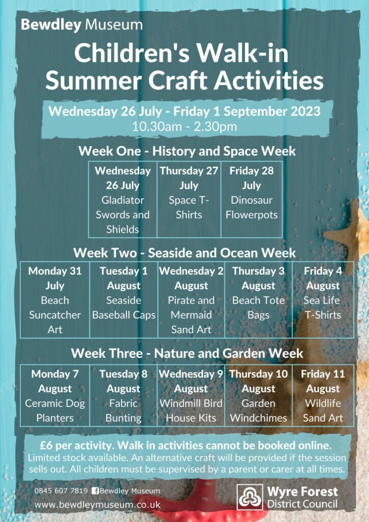 Bewdley Museum Summer 2023