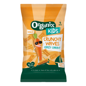 Organix snacks - Carrot Crunchy waves