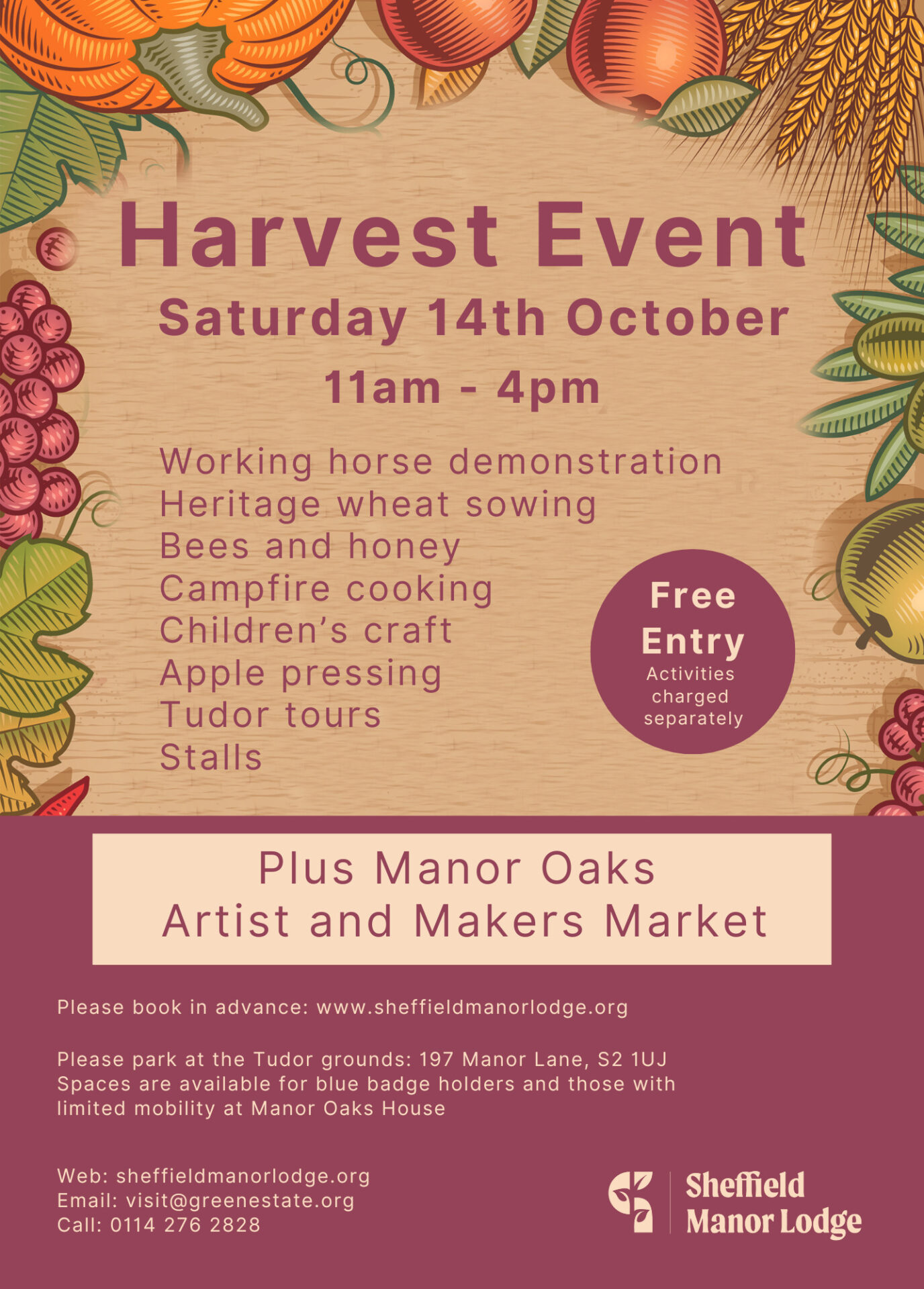 Harvest Event & Artist and Makers’ Market