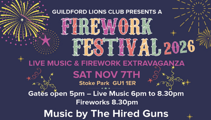 Guildford Firework Fiesta 2026