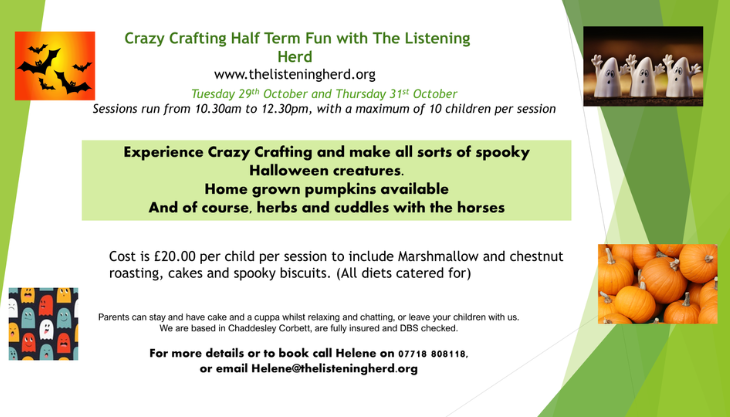 Half-Term Activity Sessions with The Listening Herd