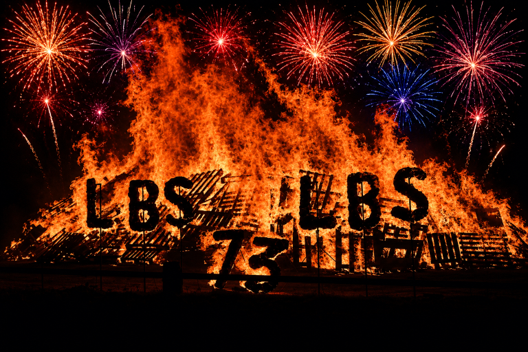 Littlehampton Torchlight Procession Bonfire and Fireworks