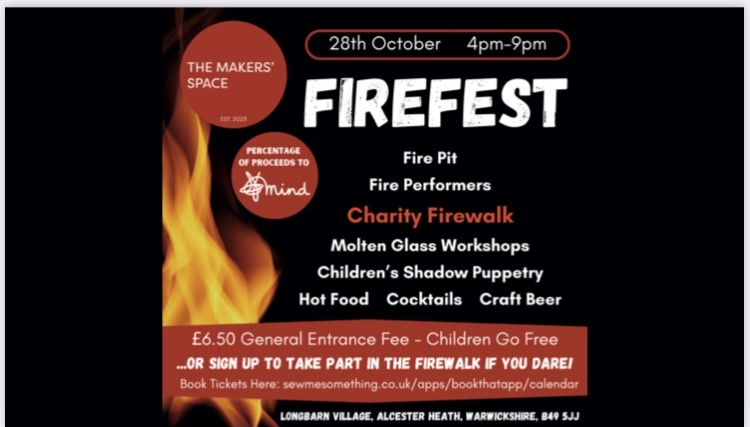 FireFest fun at The Makers’ Space in Alcester