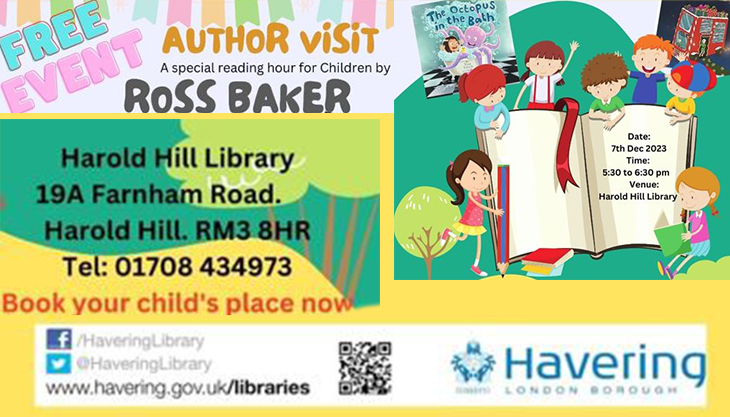 Author ‘Ross Baker’ visits Harold Hill