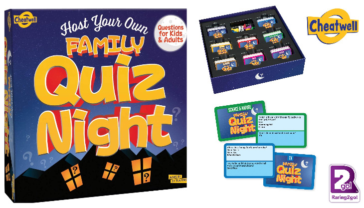 Win the Family Quiz Night Board game By Cheatwell