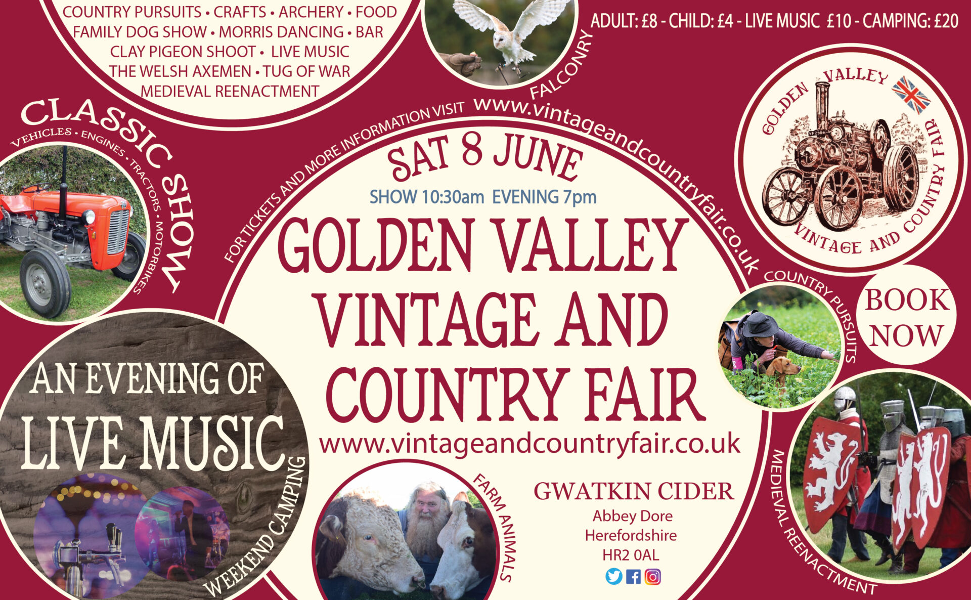 Golden Valley Vintage and Country Fair – 8th June 2024