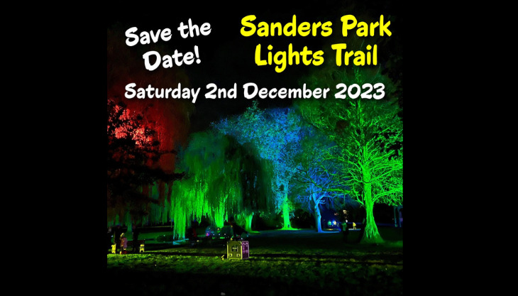 Lights Trail at Sanders Park in Bromsgrove