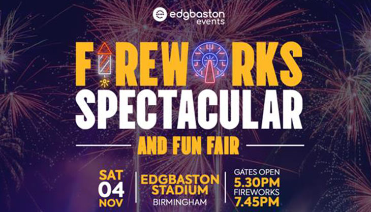 Fireworks Spectacular & Fun Fair at Edgbaston Stadium