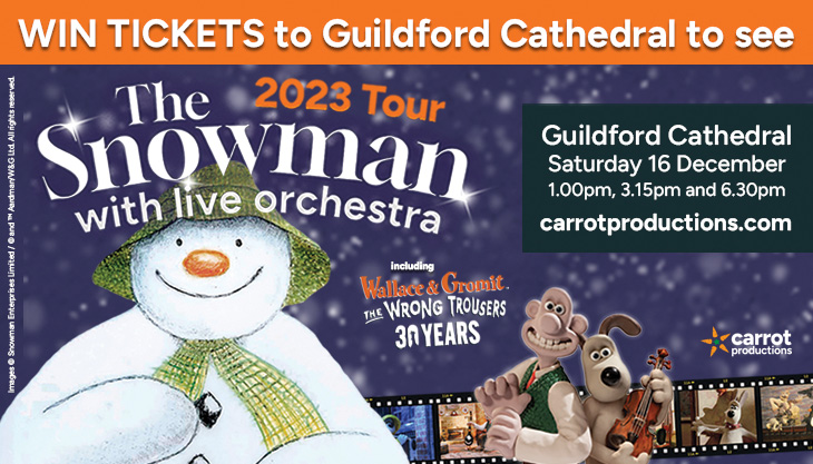 Win tickets to see The Snowman at Guildford Cathedral on Saturday 16 December.
