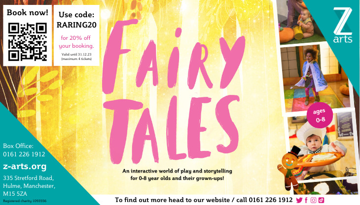 20% OFF FAIRY TALES TICKETS AT ZARTS!