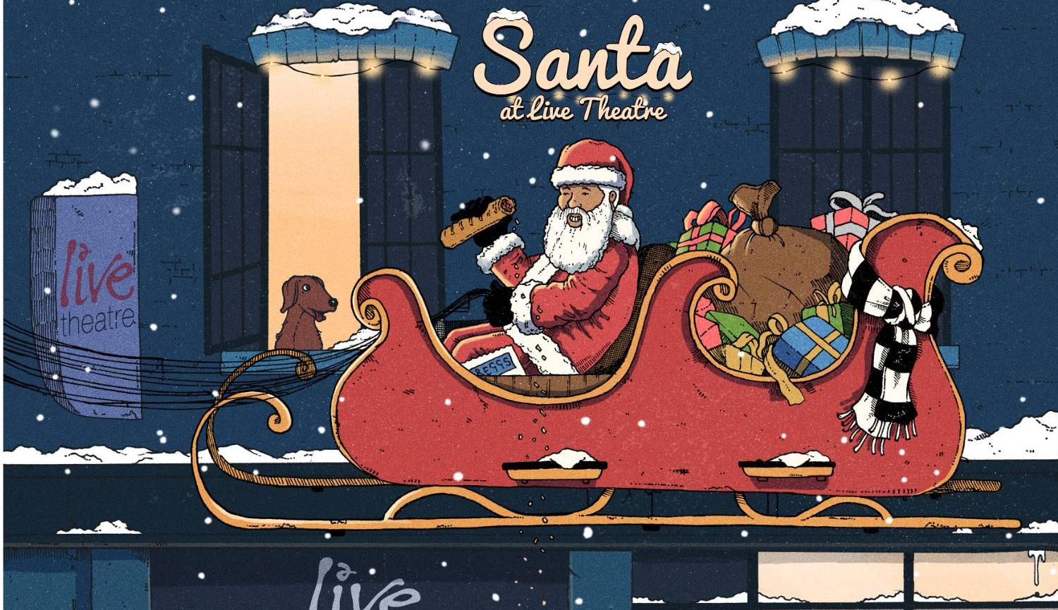 Santa at Live Theatre