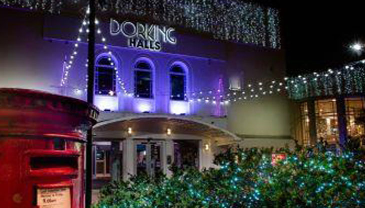 Christmas Lights At Dorking Halls