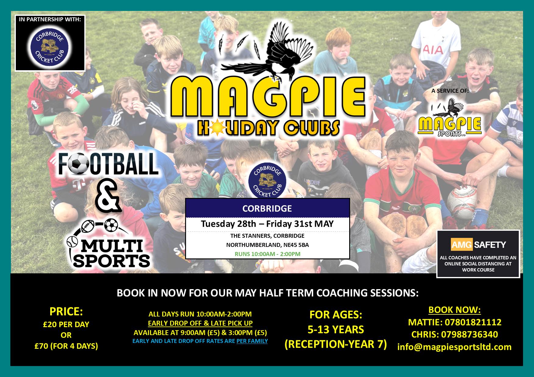 Magpie Sports May Half Term Holiday Camp